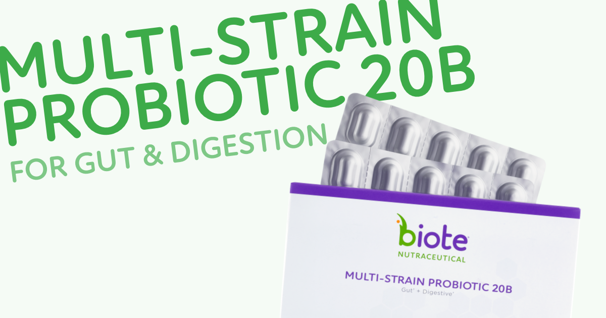 Nutraceutical for Gut & Digestion: Multi-Strain Probiotic 20B